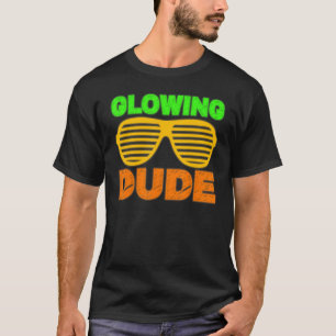 Camiseta Vintage do Dude Party 80s retrorativo colorido 2