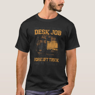 Camiseta Vintage do Operador de Caminhão de Elevação Certif
