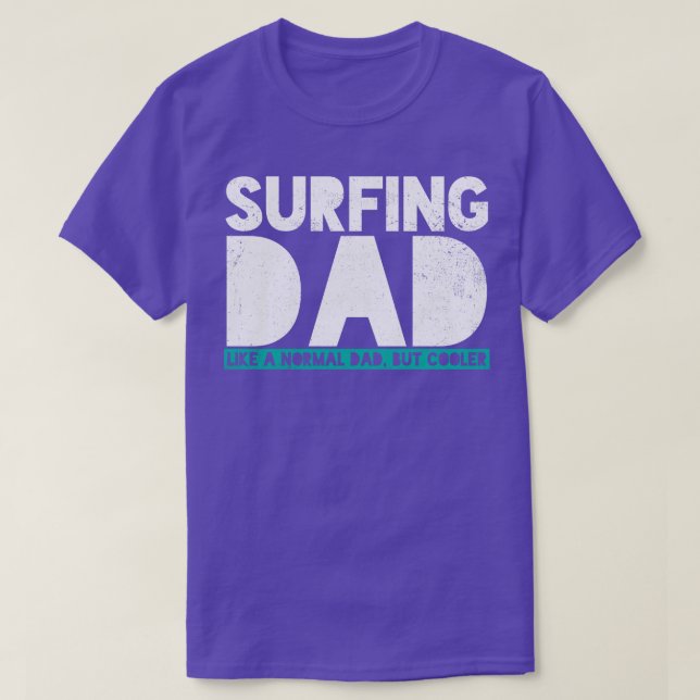 Camiseta Vintage do Pai de surfe (Frente do Design)