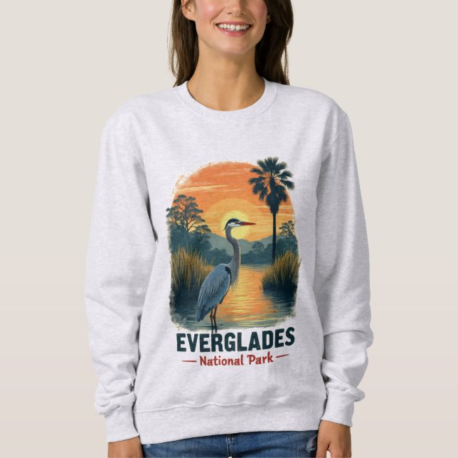 Camiseta Vintage do Parque Nacional Everglades (Frente)