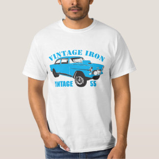 Camiseta Vintage do piloto do arrasto de Rod do rato de 55