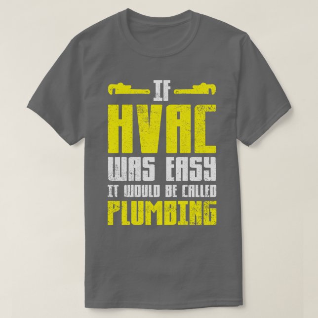 Camiseta Vintage do Técnico HVAC (Frente do Design)