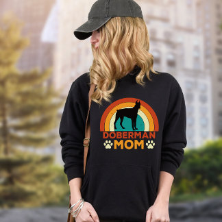 Camiseta Vintage Doberman Dog Mãe Sunset