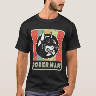 Camiseta Vintage Doberman Dog Para Cachorro