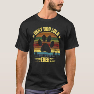 Camiseta Vintage Dog Lola Dog Lola Dia de as mães
