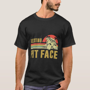 Camiseta Vintage Dog Pitbull - Ponta de Descanso Face Pitbu