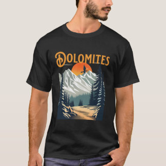 Camiseta Vintage Dolomites Souvenir Hiking