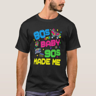 Camiseta Vintage dos anos 80 anos 80 Baby 1990 s 90 Me fez