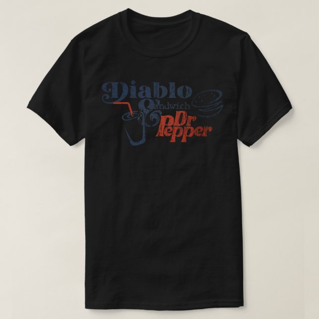 Camiseta Vintage Dr. Pepper Sandwich (Frente do Design)