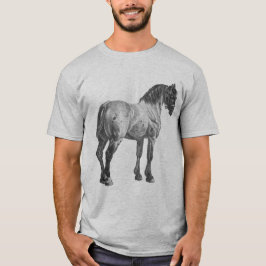 Camiseta Vintage Draft Horse Impressão
