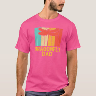 Camiseta Vintage Dragonfly Para O Inseto Dragonfly Pai Vovô