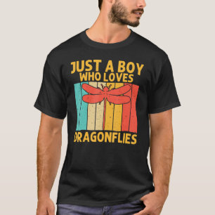 Camiseta Vintage Dragonfly Para Rapazes Rapazes Dragonfly