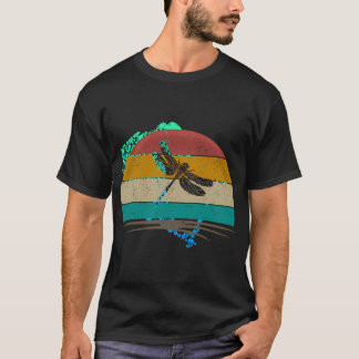 Camiseta Vintage Dragonfly Retro Distorcida Dragonfly Lover