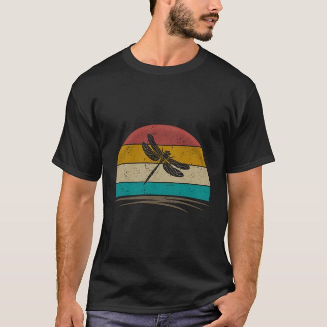 Camiseta Vintage Dragonfly Retro Distorcida Dragonfly Lover (Frente)