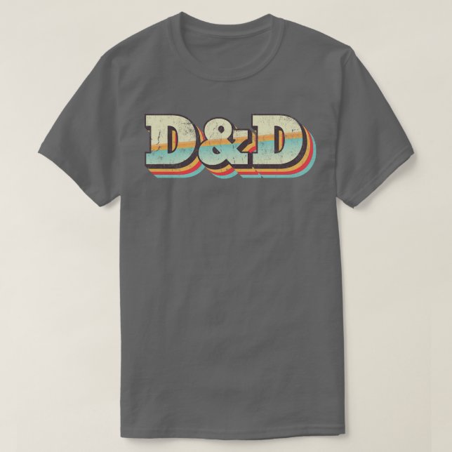Camiseta Vintage Dungeons Dragon (Frente do Design)