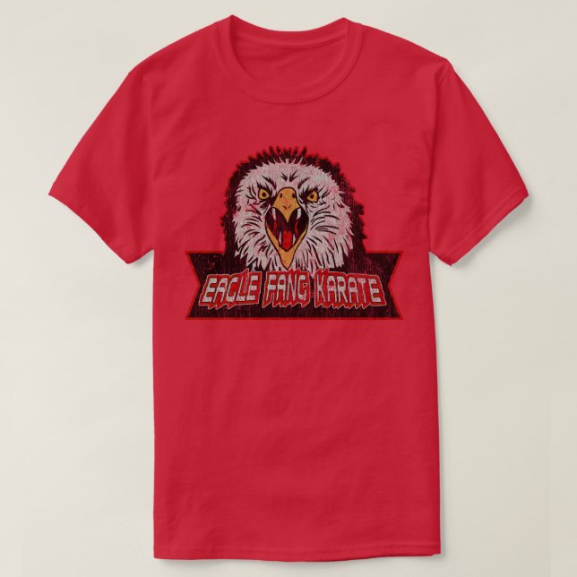 Camiseta Vintage Eagle Fang Karate (Frente do Design)
