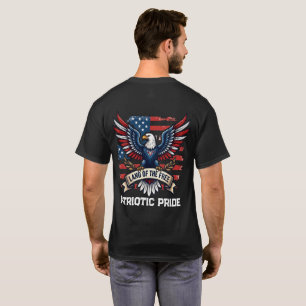 Camiseta Vintage Eagle Orgulho Patriótico