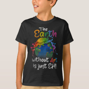 Camiseta Vintage Earth Without Art É Apenas O Planeta Art E