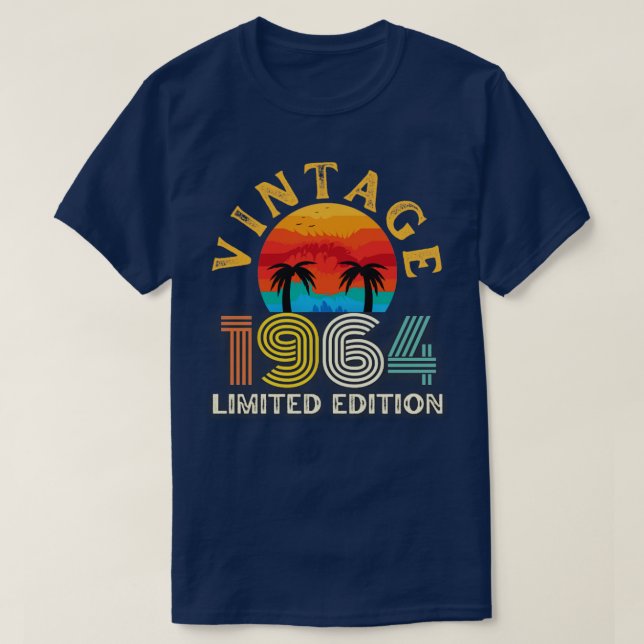 Camiseta Vintage edição limitada de 1964 (Frente do Design)