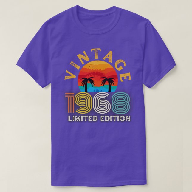 Camiseta Vintage edição limitada de 1968 (Frente do Design)