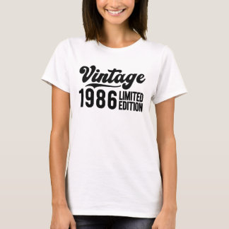 Camiseta Vintage Edição Limitada de 1986