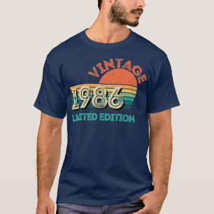 Camiseta Vintage edição limitada de 19861