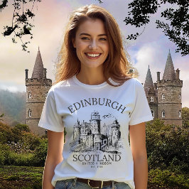 Camiseta Vintage Edinburgh Castle | United Kingdom