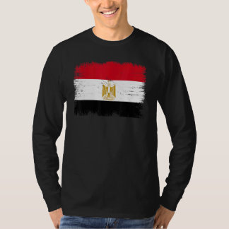 Camiseta Vintage Egypt Flag Egyptian Independence Day