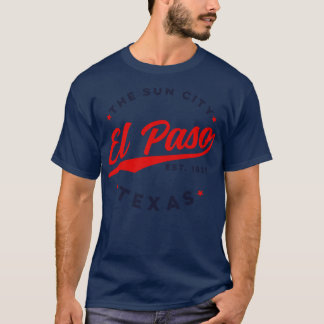 Camiseta Vintage El Paso Texas Sun City Retro USA 1