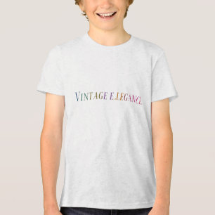 Camiseta "Vintage Elegance Graphic T-Shirt"
