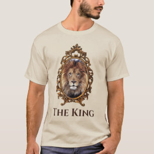 Camiseta Vintage Elegante Brown Lion King Pais Retroritário