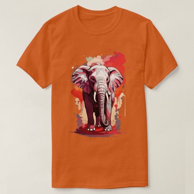 Camiseta Vintage Elephant (Frente do Design)