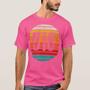 Camiseta Vintage em desgosto Sunset 518 Area Code