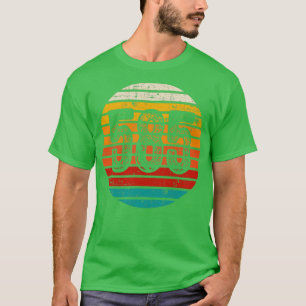 Camiseta Vintage em desgosto Sunset 585 Código de área