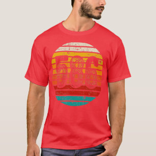 Camiseta Vintage em desgosto Sunset 586 Código de área