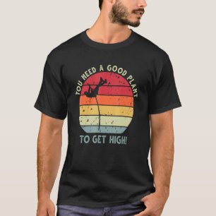 Camiseta Vintage em desordem do vaso de vara
