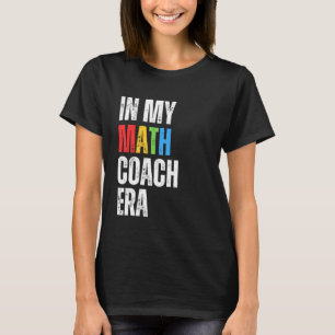 Camiseta Vintage Em Meu Treinador Em Matemática Estudante D