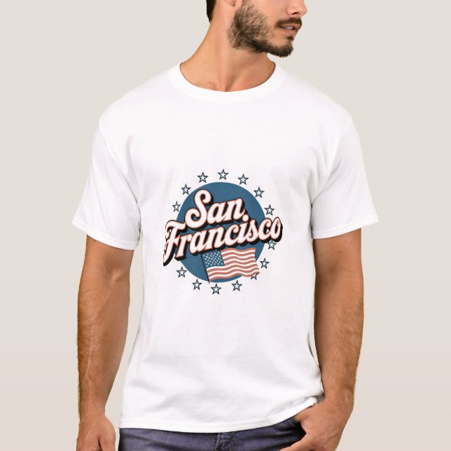 Camiseta Vintage em São Francisco EUA (Frente)