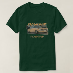 Camiseta Vintage em Viagem em Estrada Segura