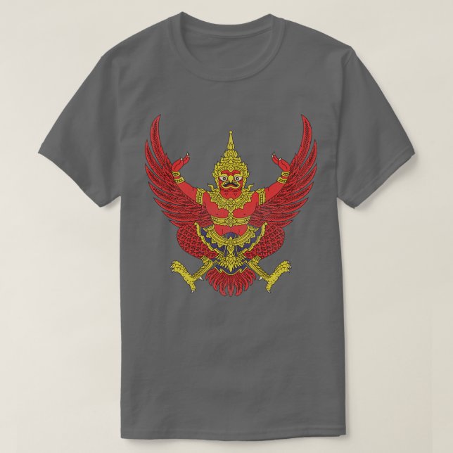 Camiseta Vintage - Emblema angustiado da Tailândia (Frente do Design)