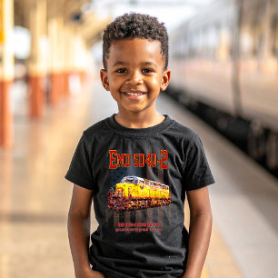 Camiseta Vintage EMD SD40-2 Locomotiva diesel Bandeira amer