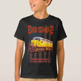 Camiseta Vintage EMD SD40-2 Locomotiva diesel Bandeira amer