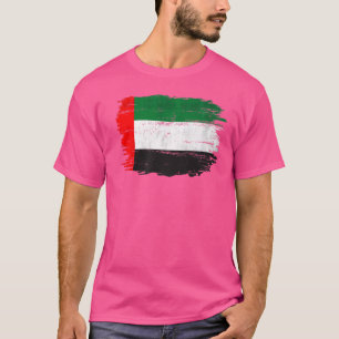 Camiseta Vintage Emirados Árabes Unidos Bandeira Para Uae