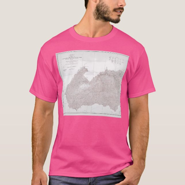 Camiseta Vintage Enfumaçado Mounts National Park Topografia (Frente)