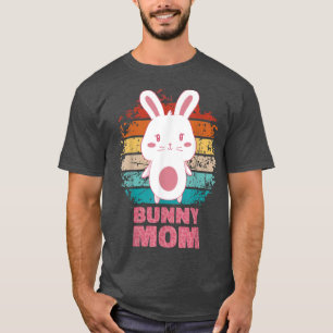 Camiseta Vintage engraçadinho mãe canta coelhinha de kawaii