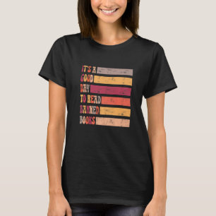 Camiseta Vintage Engraçado É um bom dia para ler - Boo Bani