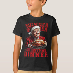 Camiseta Vintage Engraçado Vencedor do Trump no Natal