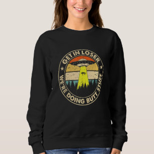 Camiseta Vintage entra em perdedor Estamos fazendo coisas d