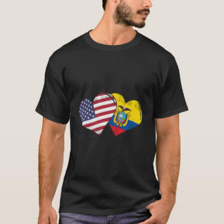 Camiseta Vintage Equador - Bandeira Americana para o Equado