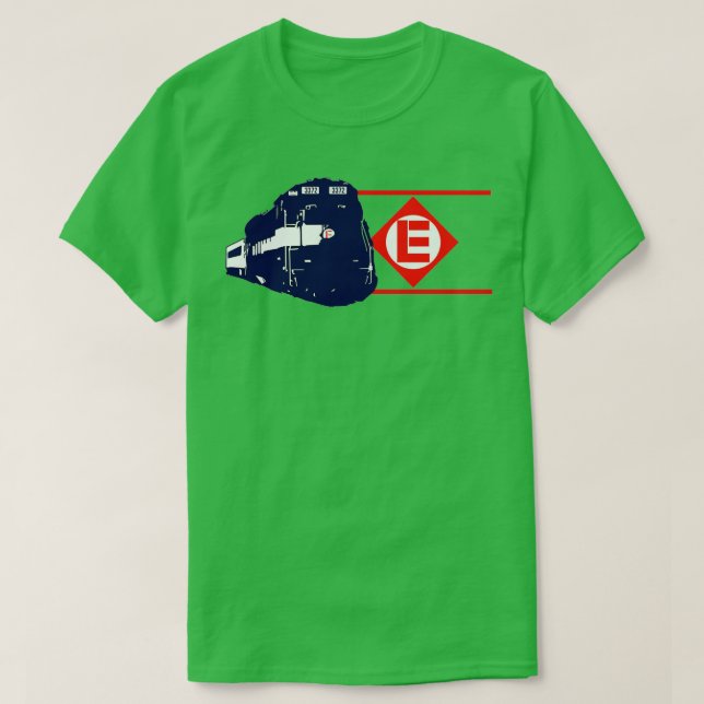 Camiseta Vintage Erie Lackawanna Linha 2 (Frente do Design)